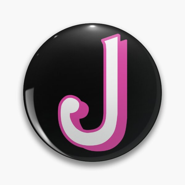 Item preview, Bubble Pink Letter J Sticker Pack- Monogram - Initial - Alphabet designed and sold by CreationsbyAny.