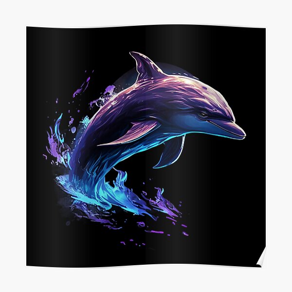 Create a Beautiful Painting with a Dolphin at The Mirage in Las Vegas