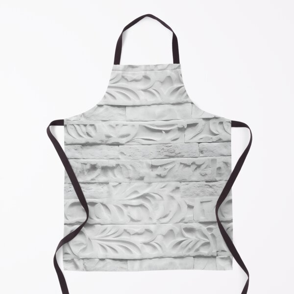 Item preview, White Ornate Bricks Wall Pattern designed and sold by Sturdust.