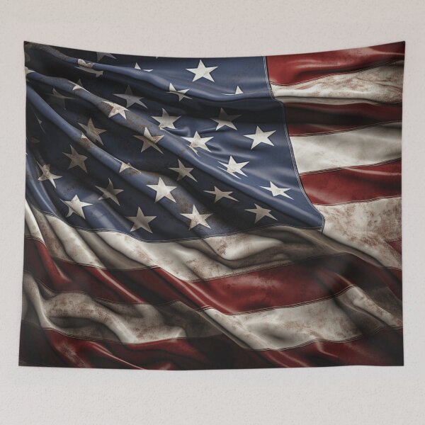 Item preview, American flag digital print in various mediums designed and sold by dcrc.