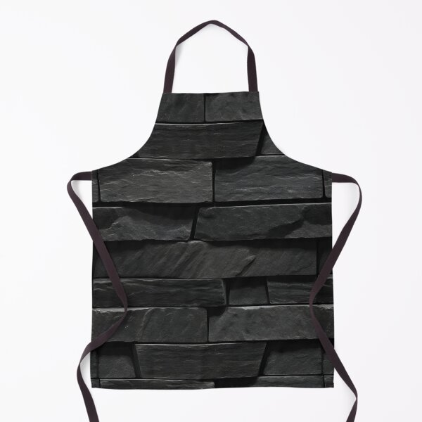 Item preview, Black Dry Stacked Stones Wall Pattern designed and sold by Sturdust.