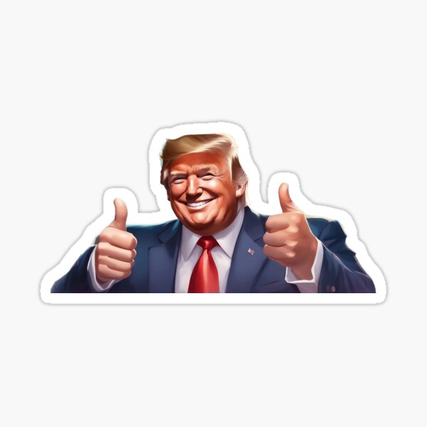 Donald Trump Thumbs Up Stickers for Sale