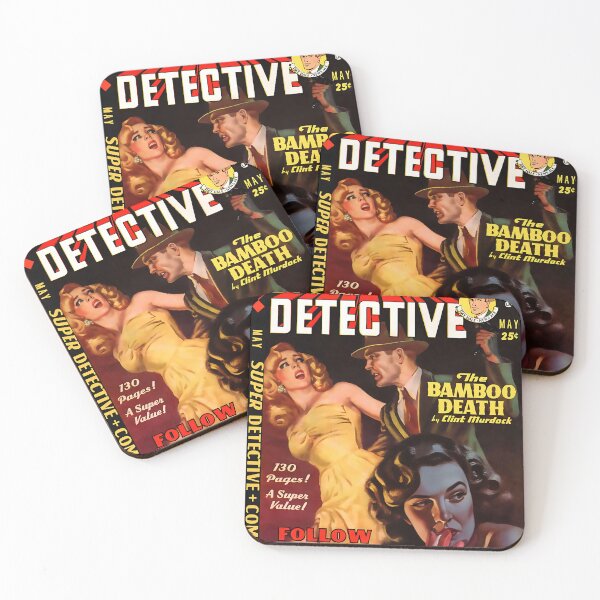 Item preview, The Cover of Super-Detective #2 May 1950 | Vintage Retro Magazine designed and sold by ArchimedesPrime.