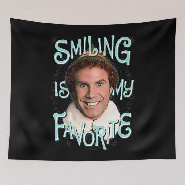 Item preview, Smiling is my Favorite Buddy the Elf    	 designed and sold by mlxaxnfp7.