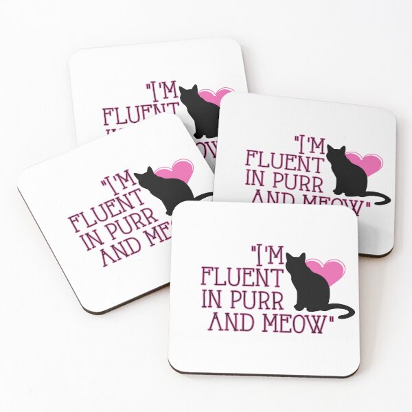 Item preview, I'm Fluent in Purr And Meow -  Designed for Cat Lovers designed and sold by obedtheartist.