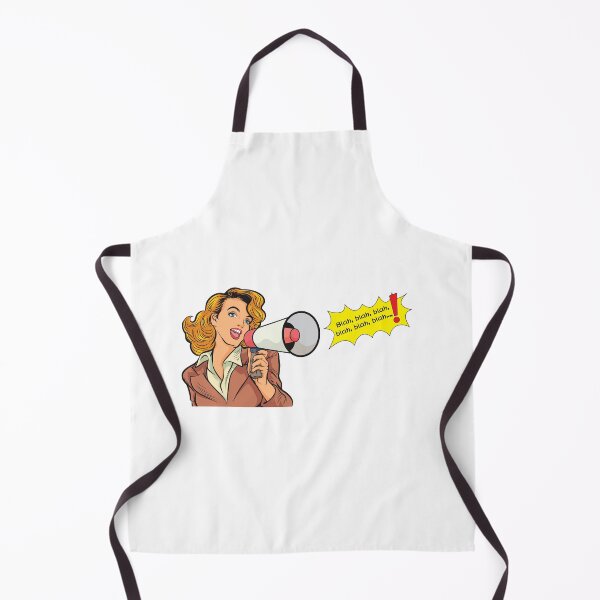 Item preview, Comic figure woman with speech bubble Blah, blah, blah... designed and sold by MichaelWiese.