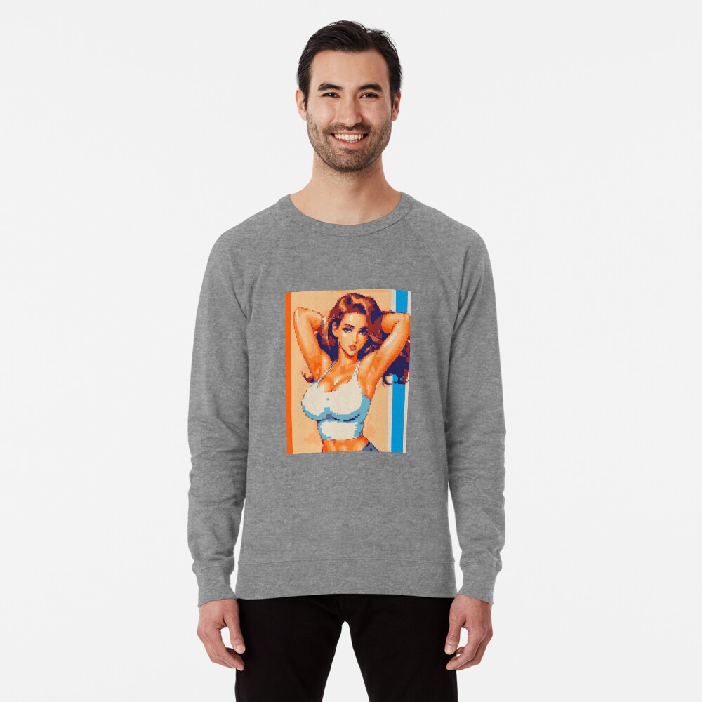 Item preview, Lightweight Sweatshirt designed and sold by 8bitglam.
