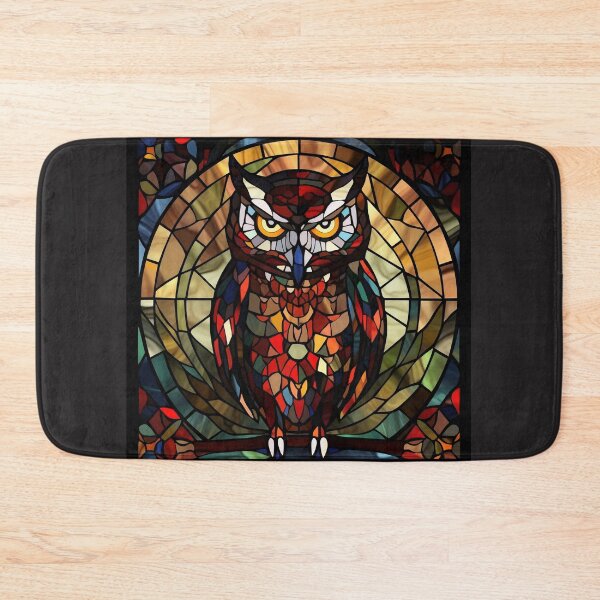 Item preview,  owl image à la stained glass  designed and sold by KlaudiDesignArt.