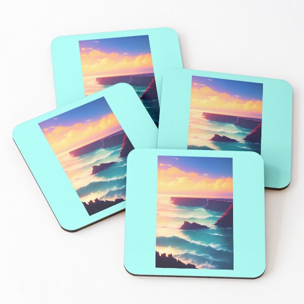Item preview, water waves hitting the sea shore designed and sold by Jane-Ay.