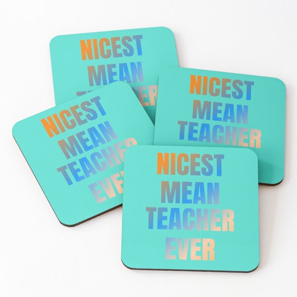 Item preview, nicest mean teacher ever designed and sold by artprintschabab.