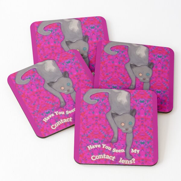 Item preview, Have You Seen My Contact Grey Cat designed and sold by IvaRenee.