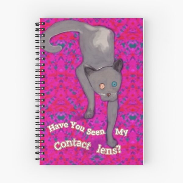 Item preview, Have You Seen My Contact Grey Cat designed and sold by IvaRenee.