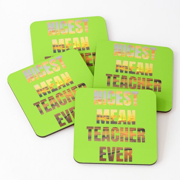 Item preview, nicest mean teacher ever designed and sold by artprintschabab.