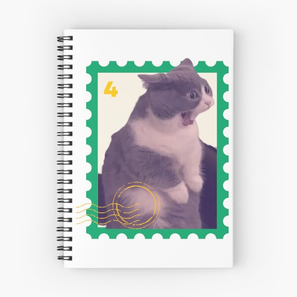 Item preview, MEME KITTY SILLY CAT DUOTONE STAMP 4 designed and sold by kyodeo.