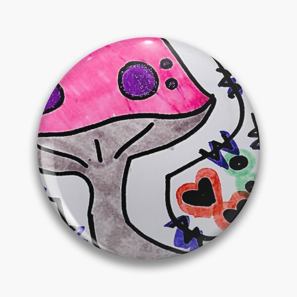 Item preview, Pink mushroom doodle designed and sold by KLCdoodles.