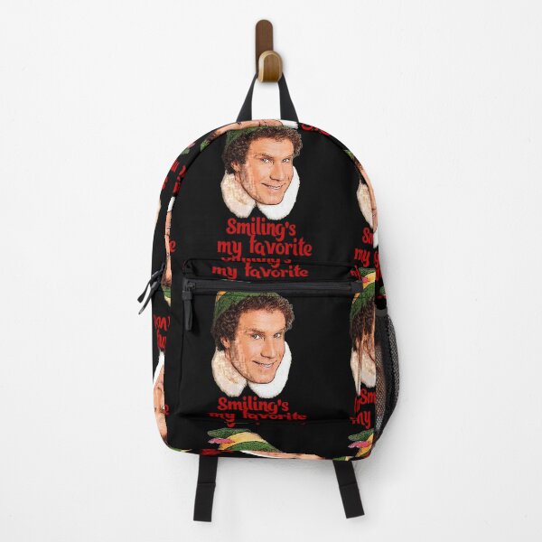 Item preview, Smiling's my favorite Buddy the Elf Will Ferrell Movie Christmas   	 designed and sold by mlxaxnfp7.