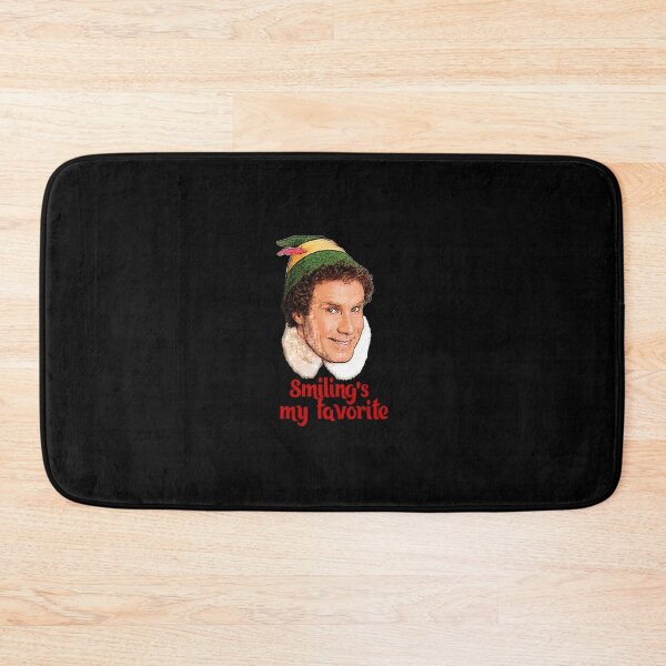 Item preview, Smiling's my favorite Buddy the Elf Will Ferrell Movie Christmas   	 designed and sold by mlxaxnfp7.