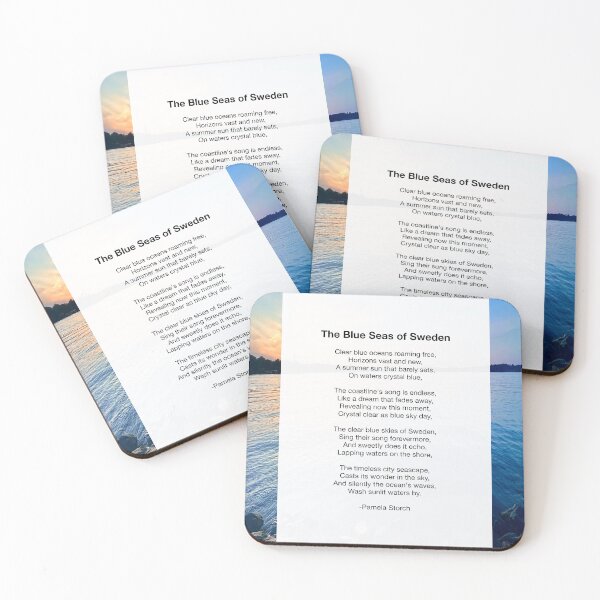 Item preview, The Blue Seas of Sweden Poem designed and sold by Pamela Storch.