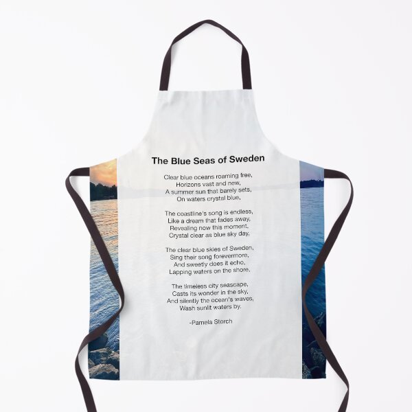 Item preview, The Blue Seas of Sweden Poem designed and sold by Pamela Storch.