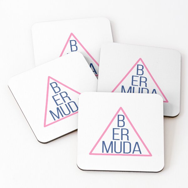 Item preview, Bermuda Triangle with Modern Text Inside Light-Color designed and sold by TinyStarAmerica.