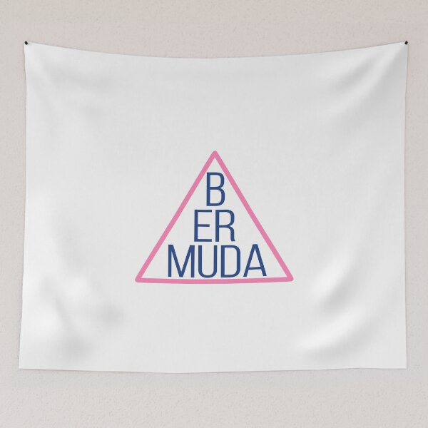 Item preview, Bermuda Triangle with Modern Text Inside Light-Color designed and sold by TinyStarAmerica.