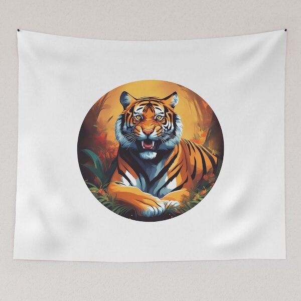 Item preview, Incredible Tiger Art designed and sold by AbsoluteA.