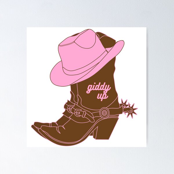 Giddy Up Boot Vinyl Sticker