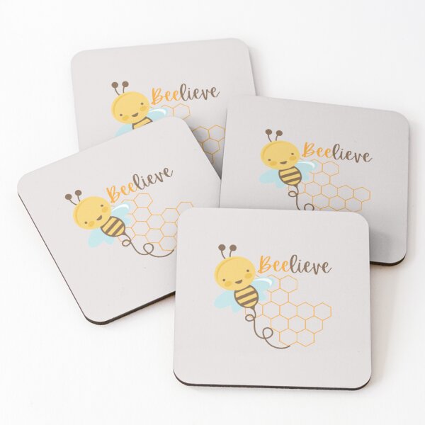 Item preview, Beelieve bee designed and sold by LilGreyDoodles.