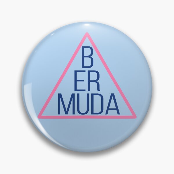 Item preview, Bermuda Triangle with Modern Text Inside Light-Color designed and sold by TinyStarAmerica.