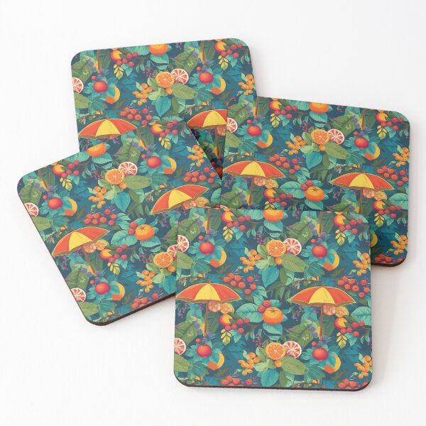 Item preview, Umbrella Summer Refreshing Fruit Pattern designed and sold by RubyThumbs.