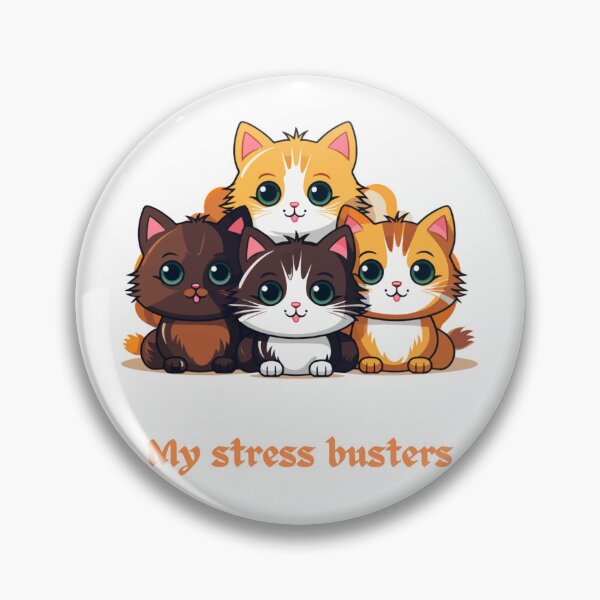 Item preview, My Stress Busters Cat Design designed and sold by Design E Khaas.