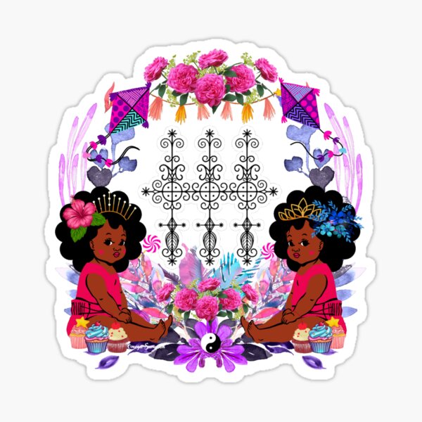 Item preview, Marassa Jumeaux in Floral  designed and sold by artbyomega.