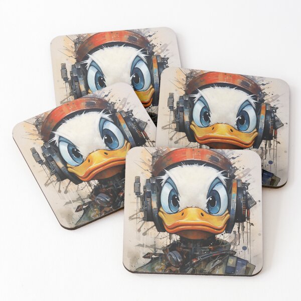 Item preview, "Cyber Duck in a Dystopian Realm" designed and sold by Dream-Way.