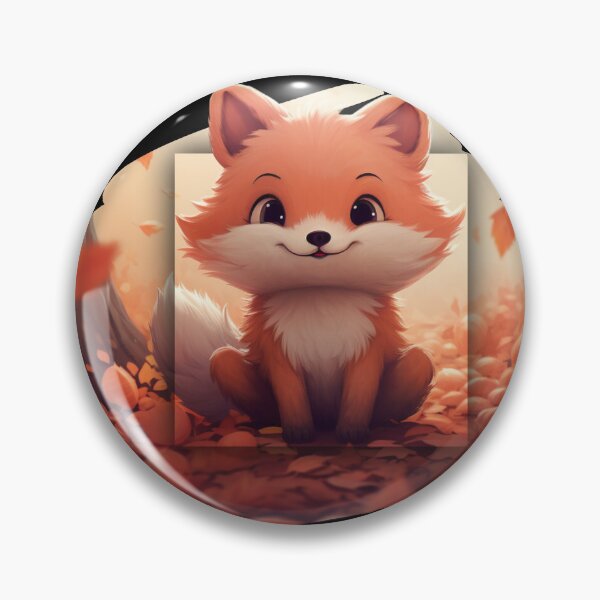 Item preview, Kawaii Cute Autumn Fox designed and sold by Chmielayka.