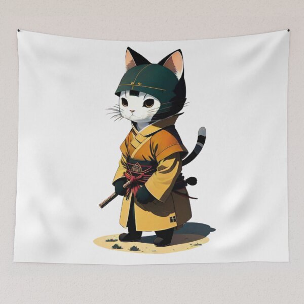 Item preview, Samurai Cat designed and sold by DanisPokeShop.