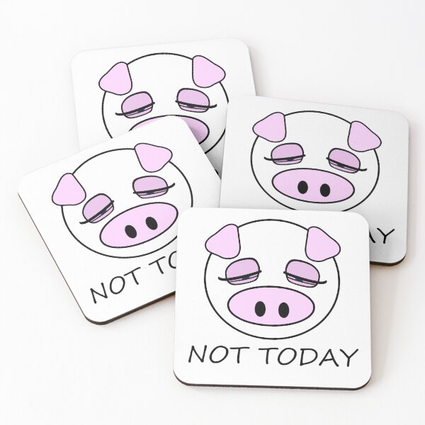 Item preview, Not Today Pig designed and sold by m2inspiration.