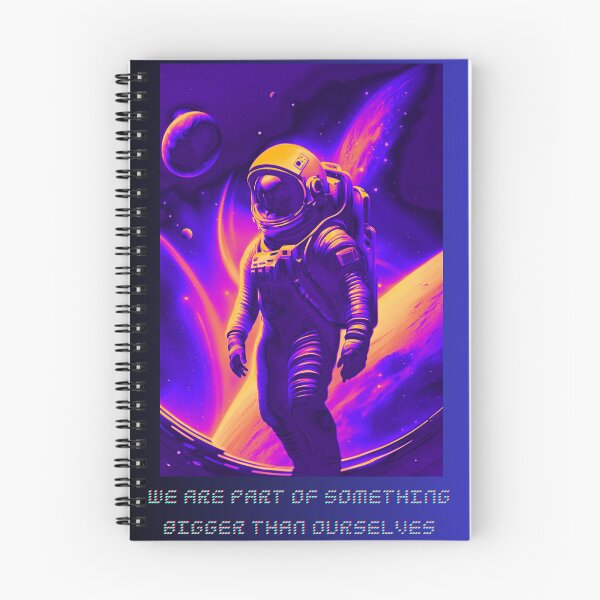Item preview, We Are Part of Something Bigger - Astronaut in Space Art designed and sold by ImgntnMonster.