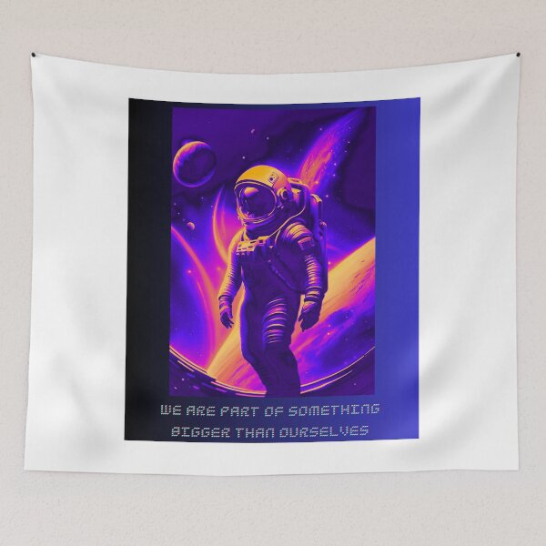 Artikelvorschau, We Are Part of Something Bigger - Astronaut in Space Art entworfen und verkauft von ImgntnMonster.