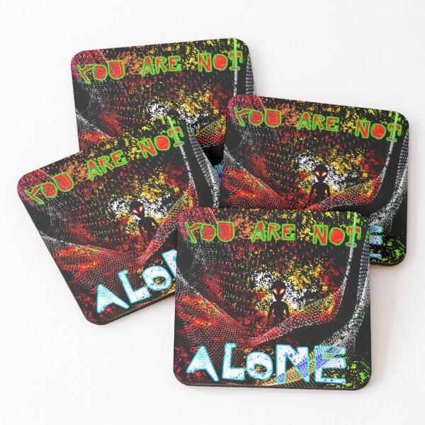 Item preview, You're not alone. The aliens are here. designed and sold by studio468.