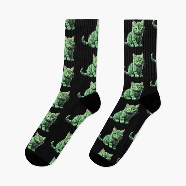 Item preview, Green Tabby Artist: Chalkboard Whiskers designed and sold by Electric-Easel.