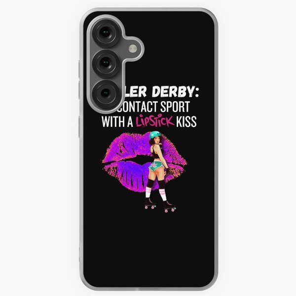 Item preview, Roller Derby A Contact Sport With a Lipstick Kiss designed and sold by Soundpups.
