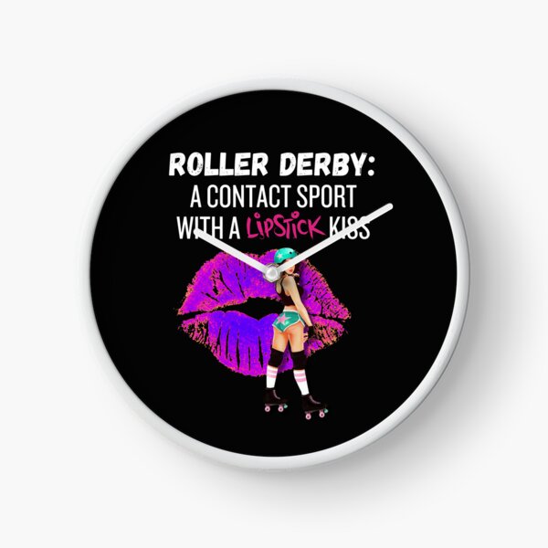Item preview, Roller Derby A Contact Sport With a Lipstick Kiss designed and sold by Soundpups.