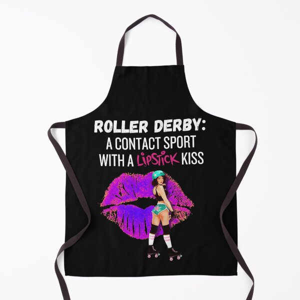 Item preview, Roller Derby A Contact Sport With a Lipstick Kiss designed and sold by Soundpups.