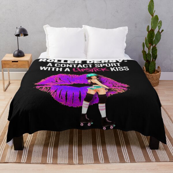 Item preview, Roller Derby A Contact Sport With a Lipstick Kiss designed and sold by Soundpups.