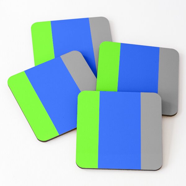 Item preview, A drawing with the colors green, blue and gray. designed and sold by lukesubbby.