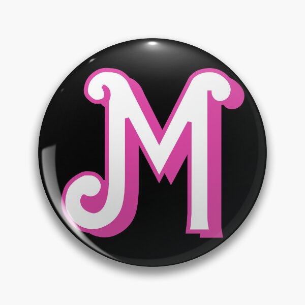 Item preview, Bubble Pink Letter M Sticker Pack - Monogram - Initial - Alphabet designed and sold by CreationsbyAny.