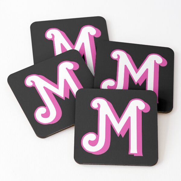 Item preview, Bubble Pink Letter M Sticker Pack - Monogram - Initial - Alphabet designed and sold by CreationsbyAny.