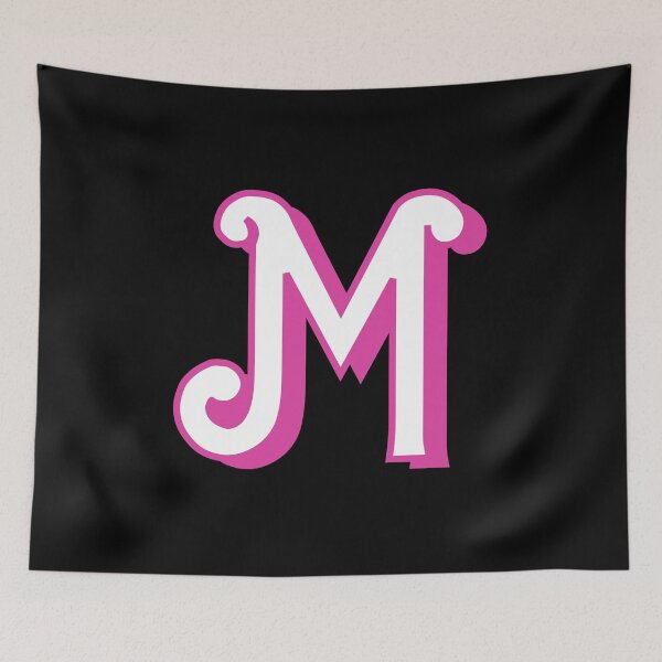 Item preview, Bubble Pink Letter M Sticker Pack - Monogram - Initial - Alphabet designed and sold by CreationsbyAny.