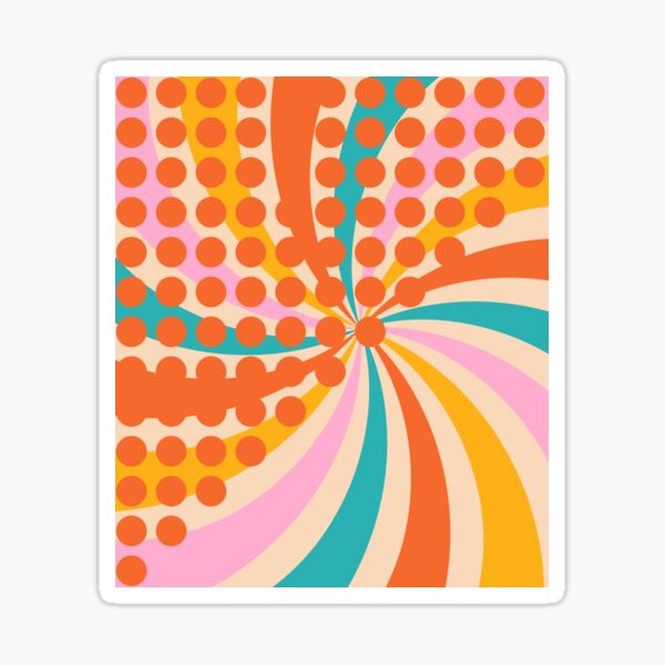 Dot Swirl Sticker