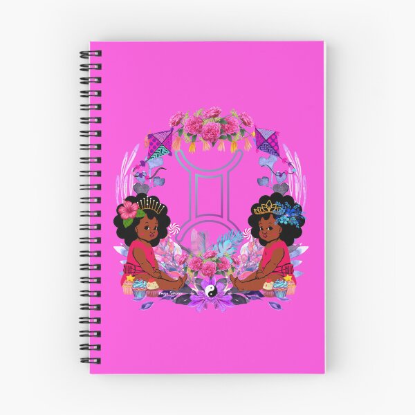 Item preview, Purple Floral Gemini Twins designed and sold by artbyomega.